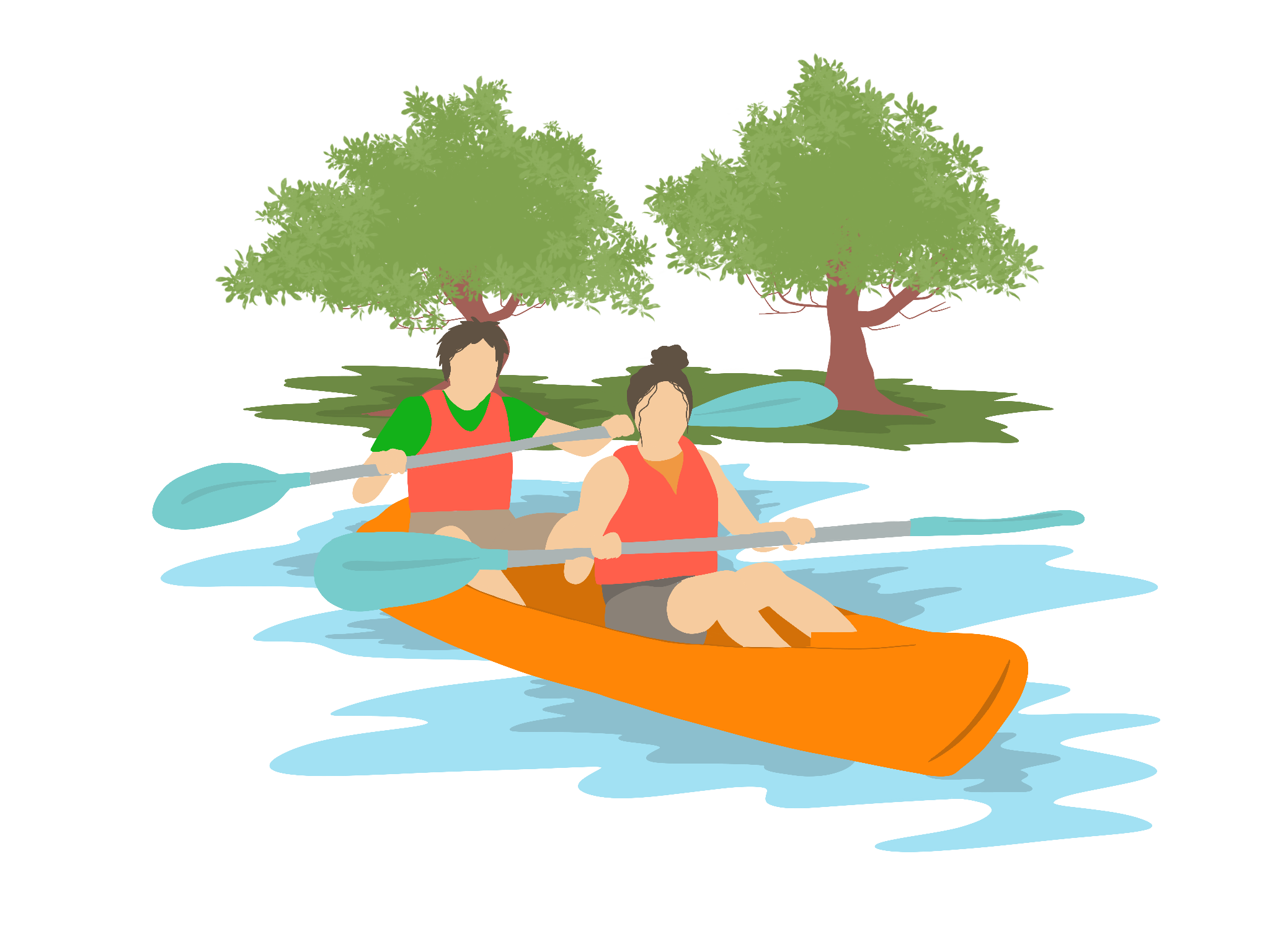 Kayak illustration